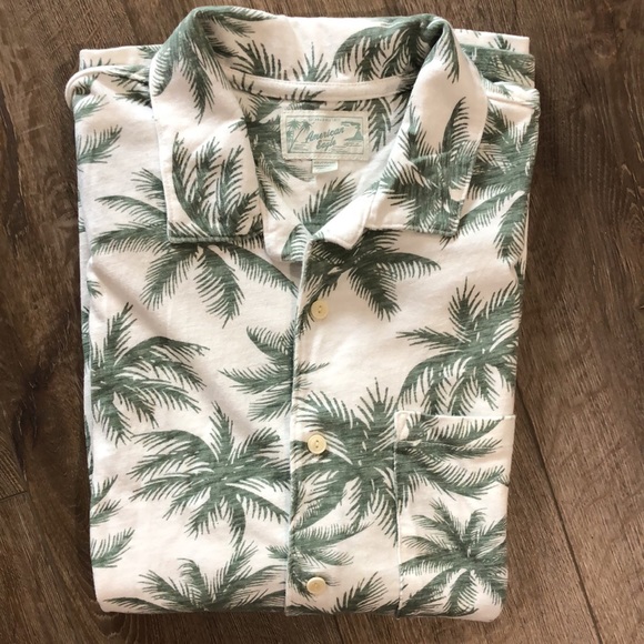 NWOT! - AMERICAN EAGLE OUTFITTERS 100% Cotton Short Sleeve Button Down - Picture 10 of 10